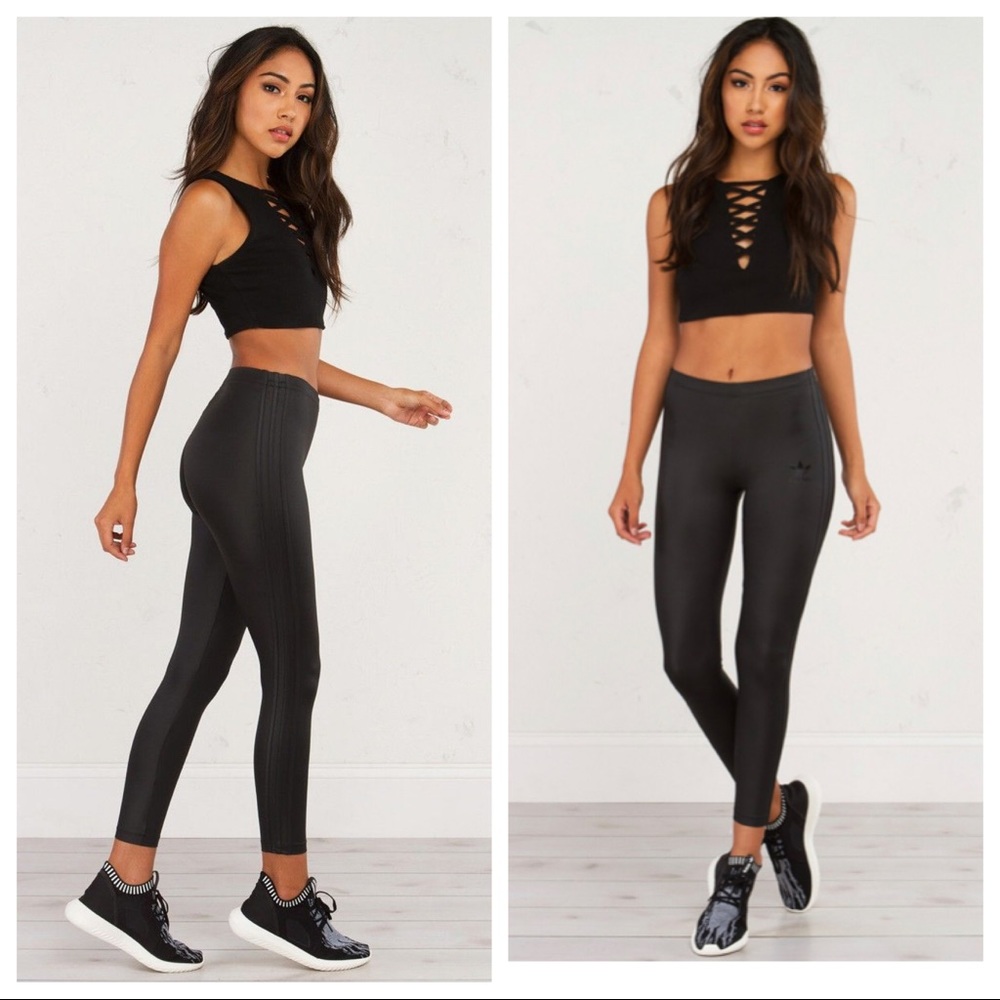 ADIDAS 3 stripe leggings